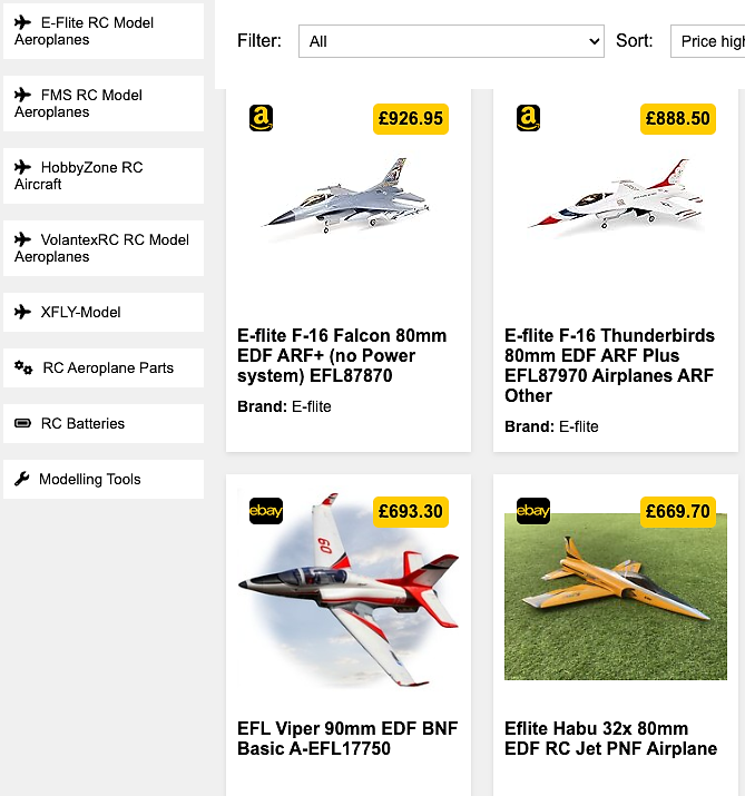 Mereside Flying Club Smart Catalogue